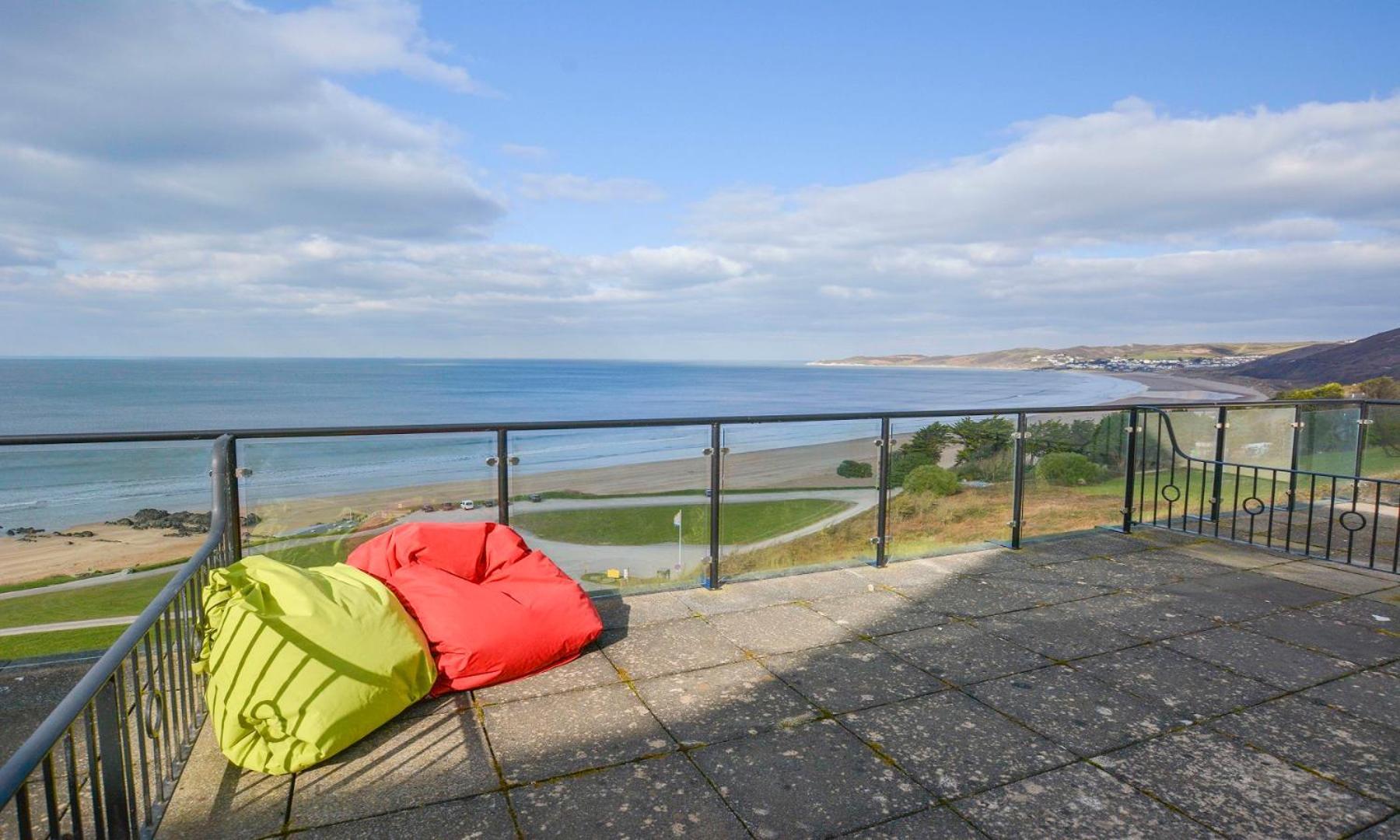 Clifton Court Apt 16 With Indoor Heated Pool & Sea Views Croyde Buitenkant foto